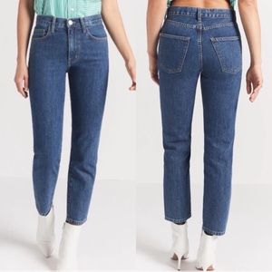 NWT Current Elliott The Vintage Cropped Slim Jeans